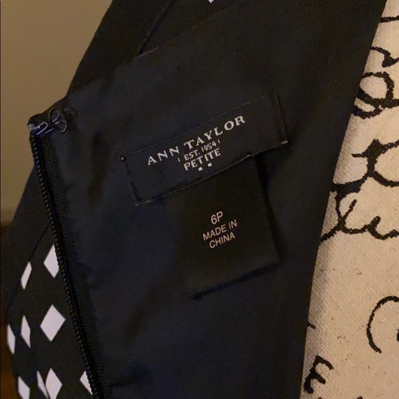 Anne Taylor black and white dress - Picture 4 of 4